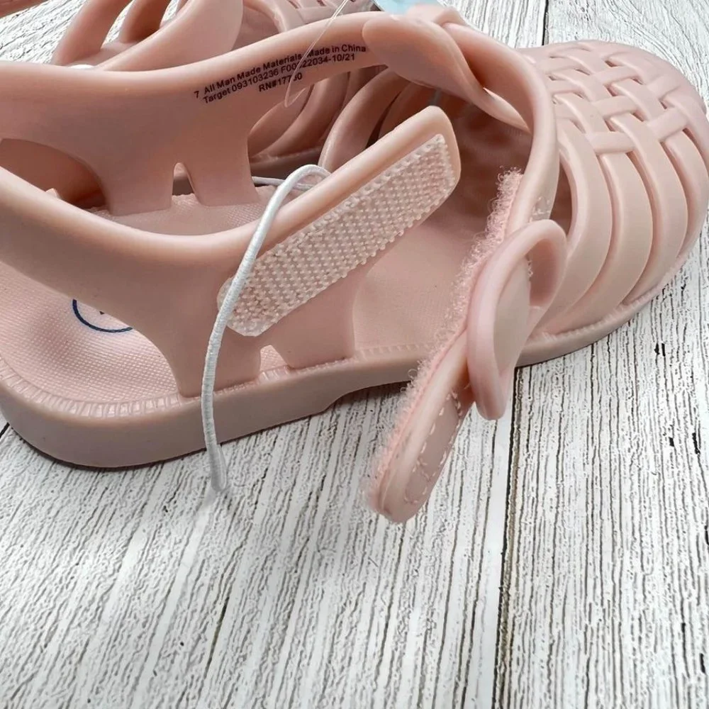 Toddler Jelly Shoes Size 7 New‎ Girls Sandals Blush Pink